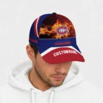 montreal-canadiens-cap-personalized-blazing-fire-red-best-selling.webp