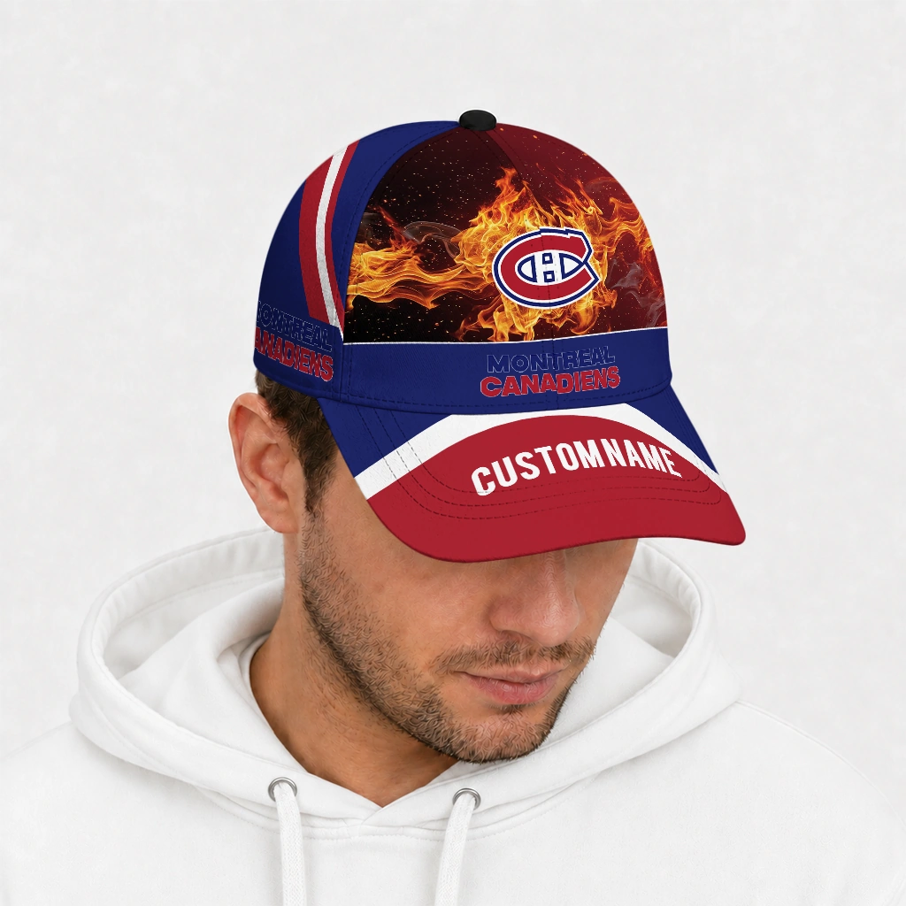 montreal-canadiens-cap-personalized-blazing-fire-red-new-arrival.webp