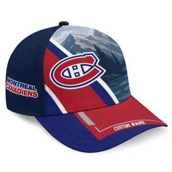 Montreal Canadiens Cap - Personalized Diagonal Slash Red