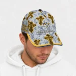 nashville-predators-cap-customized-damask-pattern-gold-white-best-selling.webp