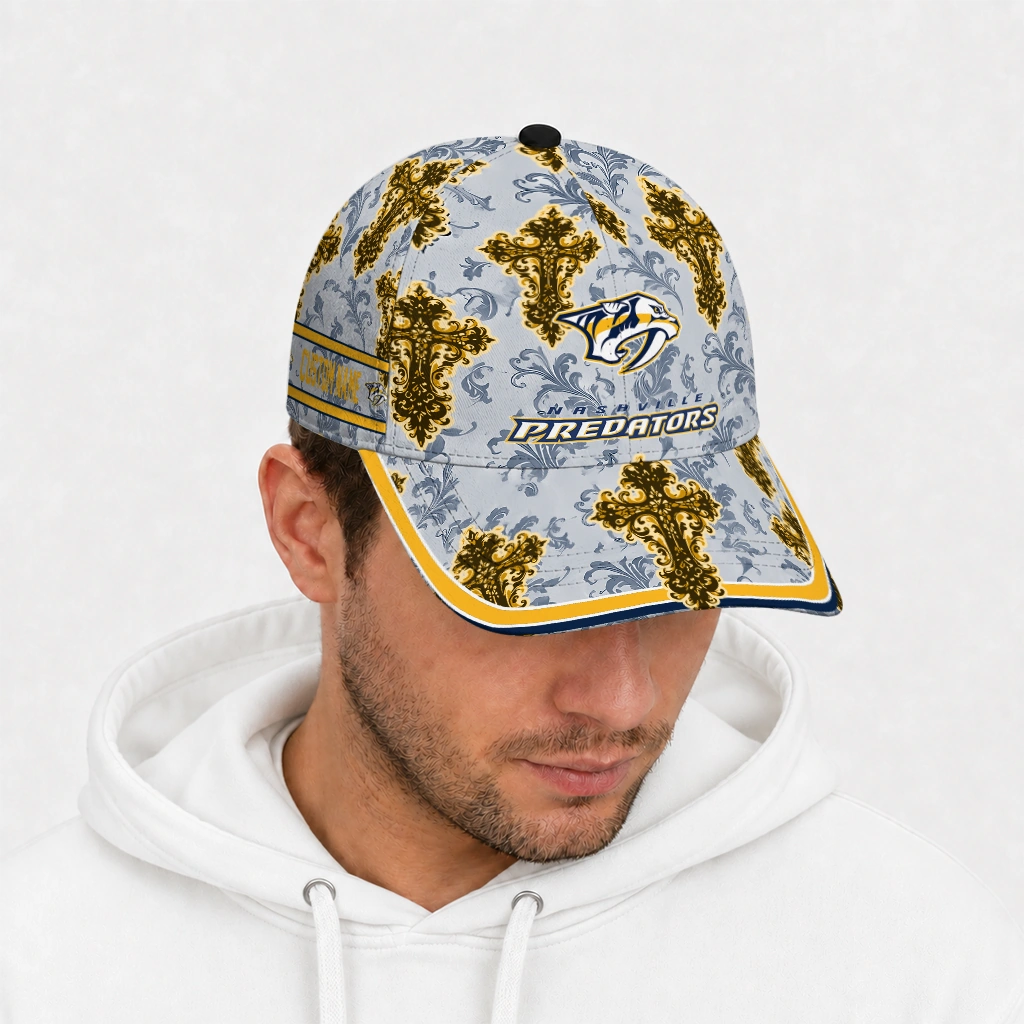 nashville-predators-cap-customized-damask-pattern-gold-white-new-arrival.webp