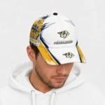 nashville-predators-cap-personalized-grunge-cross-gold-white-best-selling.webp