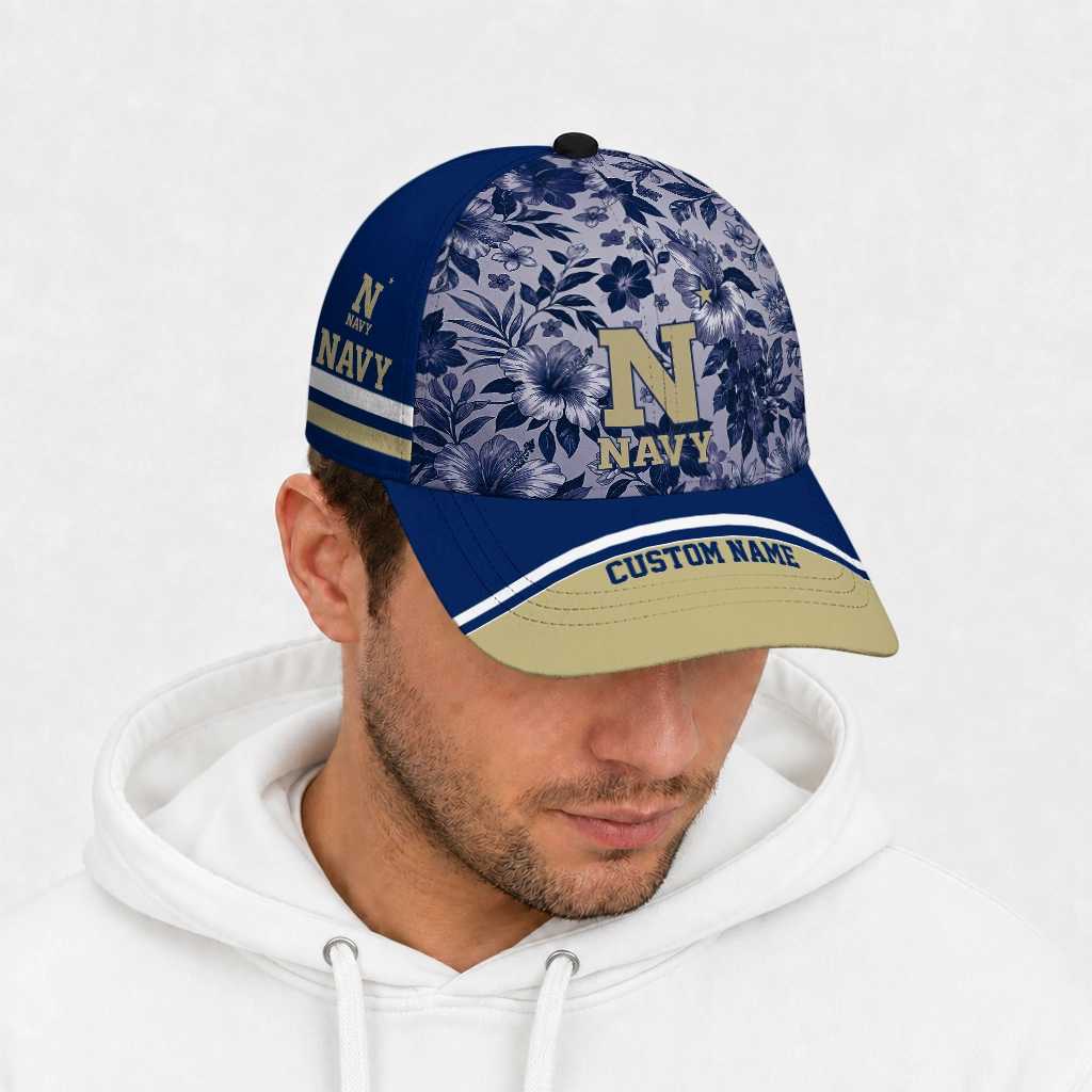 navy-midshipmen-cap-customized-tropical-floral-blue-new-arrival.webp