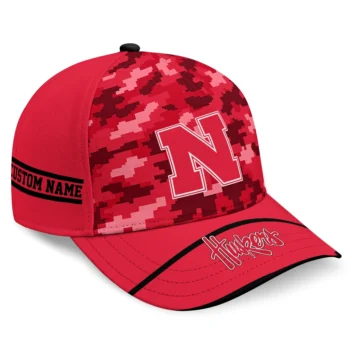 Nebraska Cornhuskers Cap - Custom Pixel Camo Red