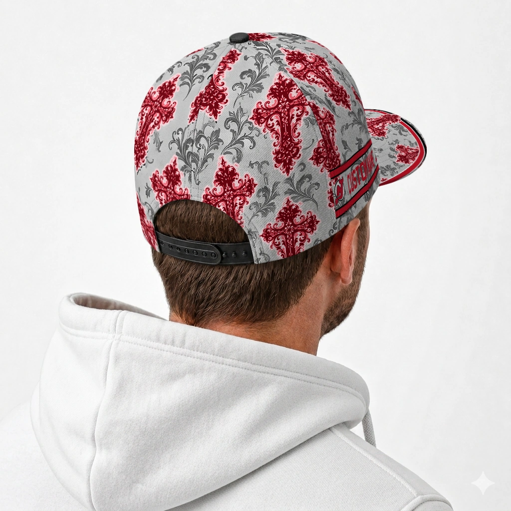 new-jersey-devils-cap-personalized-damask-pattern-red-white-latest-model.webp