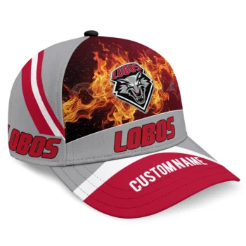 New Mexico Lobos Cap - Personalized Blazing Fire Red