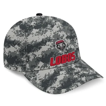 New Mexico Lobos Cap - Personalized Digital Camo Gray