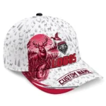 new-mexico-lobos-cap-personalized-toile-pattern-red-white-best-selling.webp