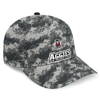 New Mexico State Aggies Cap - Personalized Digital Camo Gray