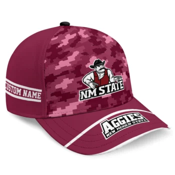 New Mexico State Aggies Cap - Personalized Pixel Camo Crimson