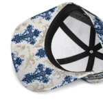 new-orleans-pelicans-cap-custom-damask-pattern-navy-white-best-selling.webp