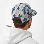 new-orleans-pelicans-cap-custom-damask-pattern-navy-white-best-selling.webp