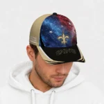new-orleans-saints-cap-custom-galaxy-nebula-gold-best-selling.webp