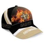 new-orleans-saints-cap-customized-blazing-fire-gold-best-selling.webp