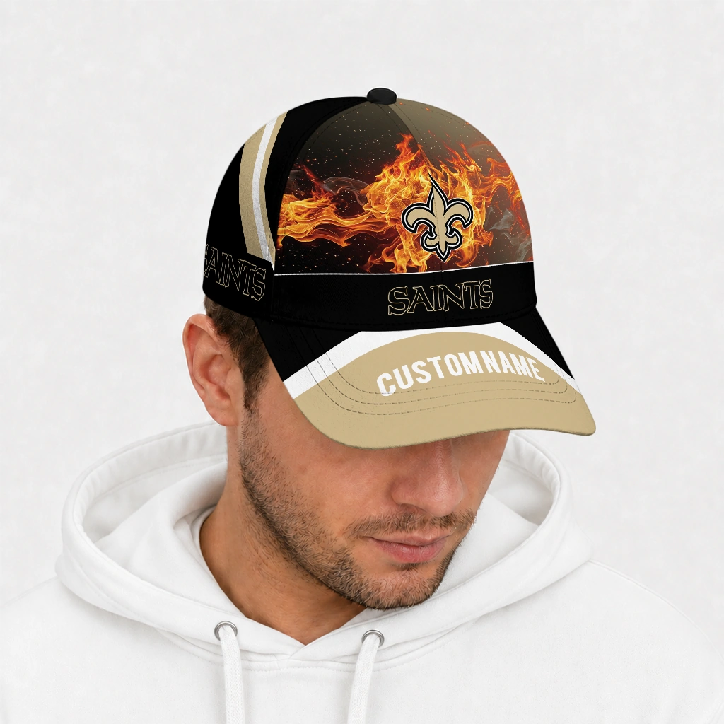 new-orleans-saints-cap-customized-blazing-fire-gold-new-arrival.webp