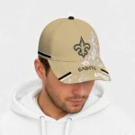 new-orleans-saints-cap-personalized-smoke-flames-gold-best-selling.webp
