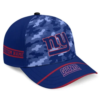 New York Giants Cap - Customized Pixel Camo Blue