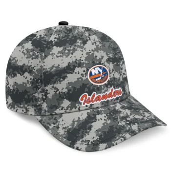 New York Islanders Cap - Personalized Digital Camo Gray