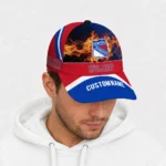 new-york-rangers-cap-custom-blazing-fire-blue-best-selling.webp