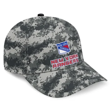New York Rangers Cap - Custom Digital Camo Gray