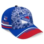 new-york-rangers-cap-custom-tropical-floral-blue-best-selling.webp