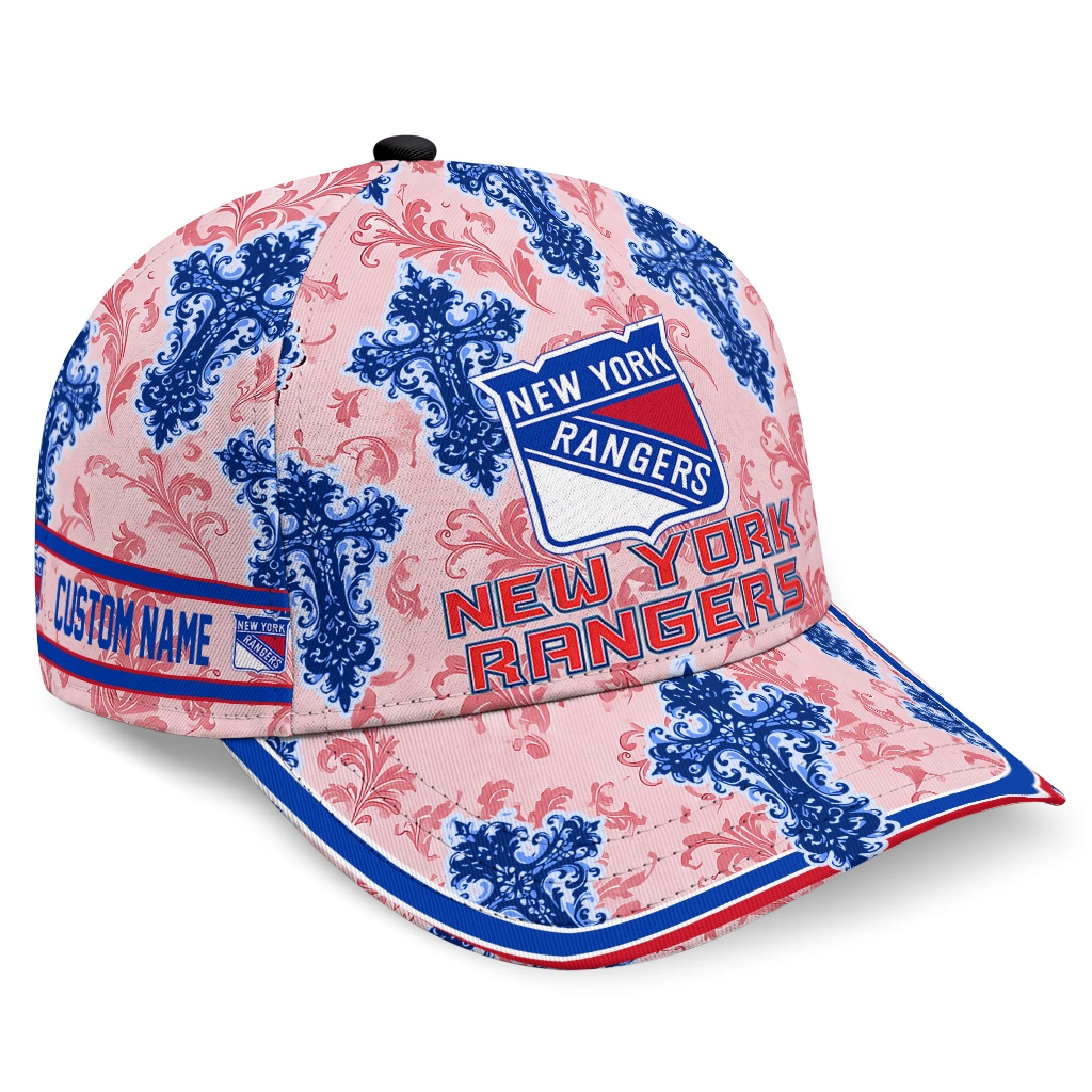 new-york-rangers-cap-customized-damask-pattern-blue-white-best-selling.webp new york rangers cap customized damask pattern blue white best selling