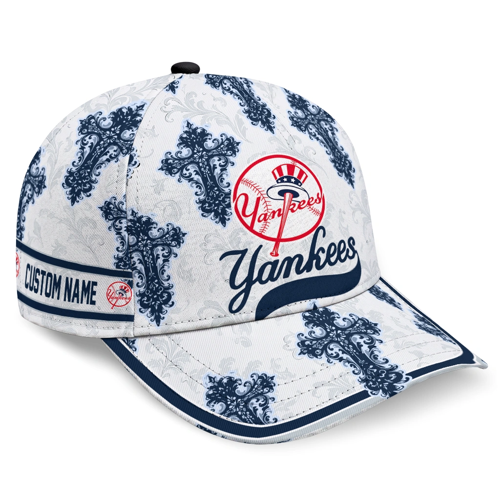 new-york-yankees-cap-customized-damask-pattern-navy-white-best-selling.webp new york yankees cap customized damask pattern navy white best selling
