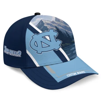 North Carolina Tar Heels Cap - Customized Diagonal Slash Light Blue