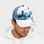 north-carolina-tar-heels-cap-customized-flat-illustration-light-blue-white-best-selling.webp