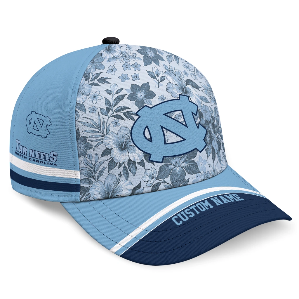 north-carolina-tar-heels-cap-customized-tropical-floral-light-blue-best-selling.webp north carolina tar heels cap customized tropical floral light blue best selling