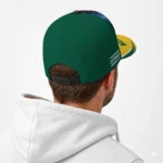 north-dakota-state-bison-cap-personalized-galaxy-nebula-green-best-selling.webp