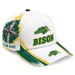 north-dakota-state-bison-cap-personalized-grunge-cross-green-white-best-selling.webp