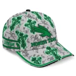 north-texas-mean-green-cap-personalized-damask-pattern-green-white-best-selling.webp