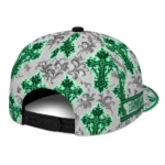 north-texas-mean-green-cap-personalized-damask-pattern-green-white-best-selling.webp