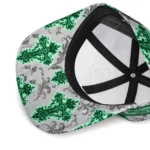 north-texas-mean-green-cap-personalized-damask-pattern-green-white-best-selling.webp