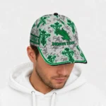 north-texas-mean-green-cap-personalized-damask-pattern-green-white-best-selling.webp