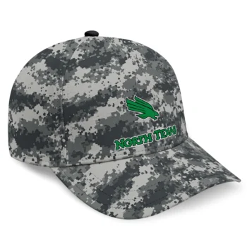 North Texas Mean Green Cap - Personalized Digital Camo Gray