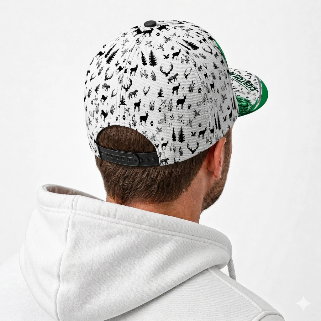 north-texas-mean-green-cap-personalized-toile-pattern-green-white-latest-model.webp