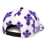northwestern-wildcats-cap-customized-damask-pattern-purple-white-best-selling.webp