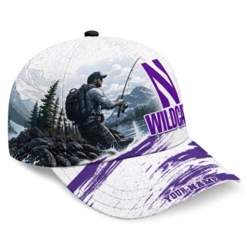 Northwestern Wildcats Cap - Customized Photo Realistic Purple White