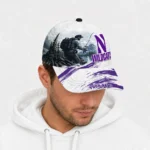 northwestern-wildcats-cap-customized-photo-realistic-purple-white-best-selling.webp