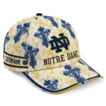 notre-dame-fighting-irish-cap-personalized-damask-pattern-navy-white-best-selling.webp