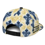 notre-dame-fighting-irish-cap-personalized-damask-pattern-navy-white-best-selling.webp
