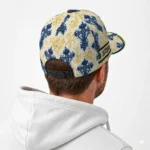notre-dame-fighting-irish-cap-personalized-damask-pattern-navy-white-best-selling.webp