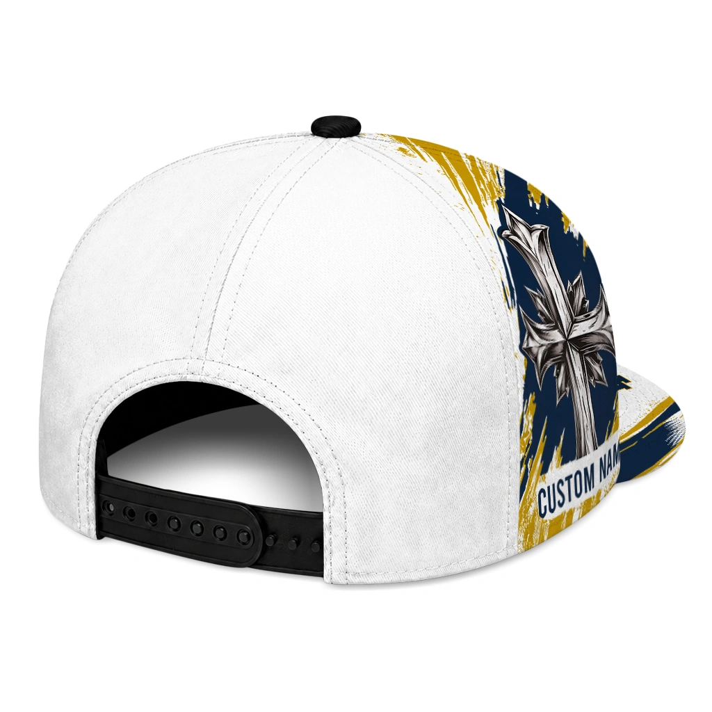 notre-dame-fighting-irish-cap-personalized-grunge-cross-navy-white-fashion-forward.webp