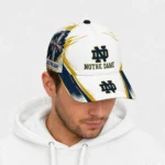 notre-dame-fighting-irish-cap-personalized-grunge-cross-navy-white-best-selling.webp
