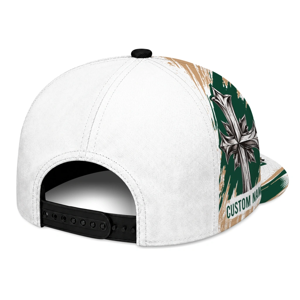 ohio-bobcats-cap-customized-grunge-cross-green-white-fashion-forward.webp
