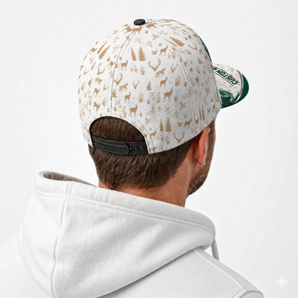 ohio-bobcats-cap-customized-toile-pattern-green-white-latest-model.webp