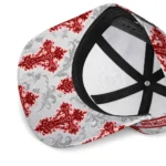 ohio-state-buckeyes-cap-custom-damask-pattern-scarlet-white-best-selling.webp