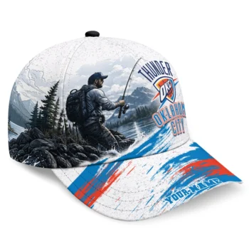 Oklahoma City Thunder Cap - Custom Photo Realistic Blue White
